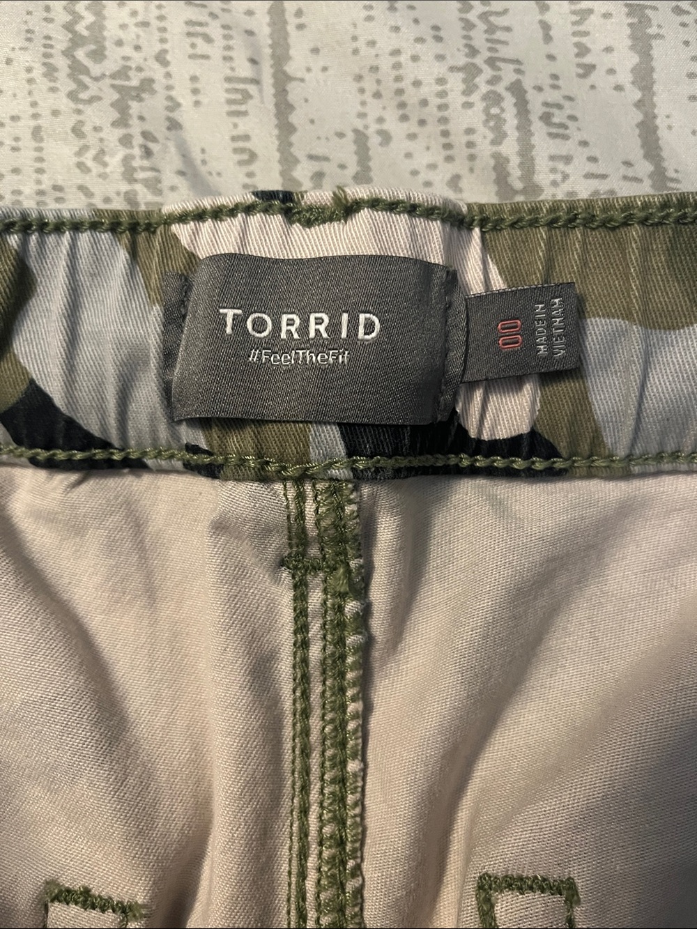 Torrid High Rise Camo Shorts - Picture 5 of 6